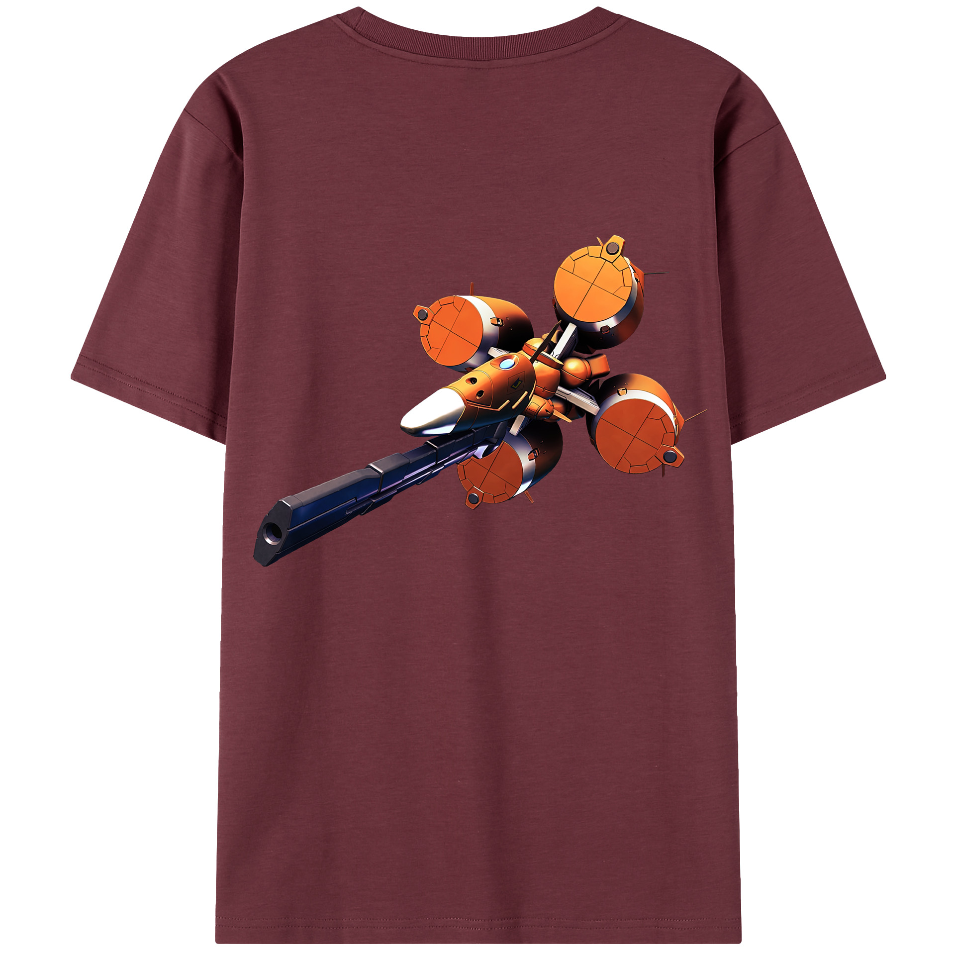 （画像用） 機動戦士ガンダム Mobile Suit Gundam 綿100％半袖Tシャツ（背面プリント）